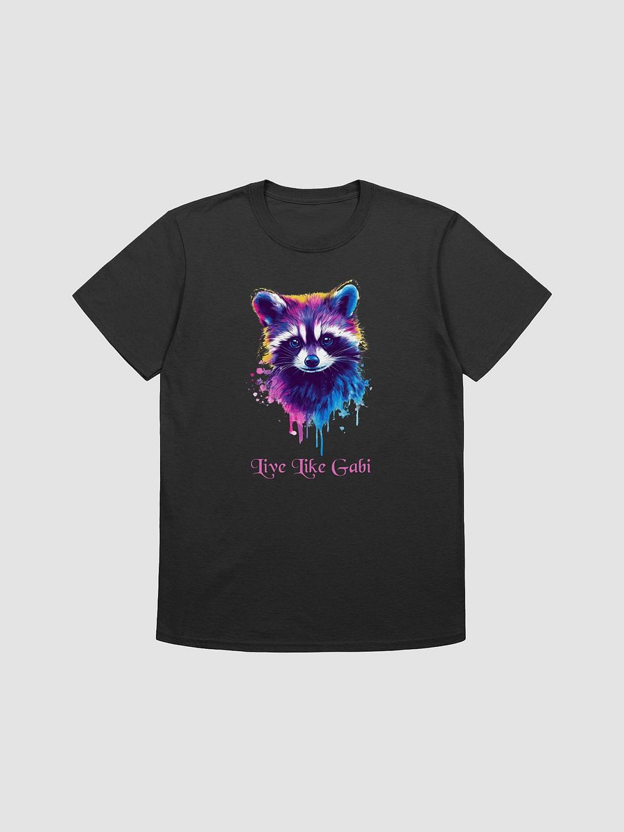 Vibrant Raccoon Art Unisex T-Shirt product image (1)