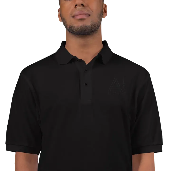 Men's Polo Shirt (Black Embroided Logo) product image (14)