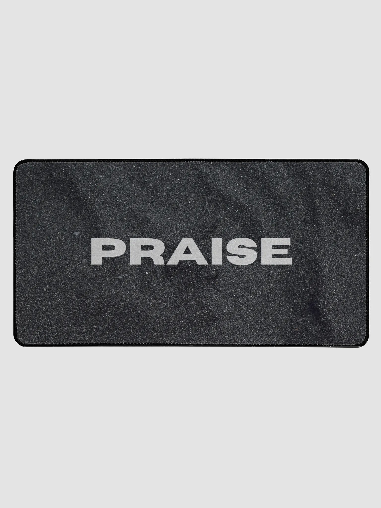Large Praise mousepad (black) product image (1)