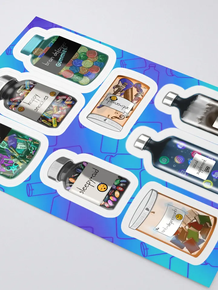 Mental Health Shelf Sticker Sheet product image (2)