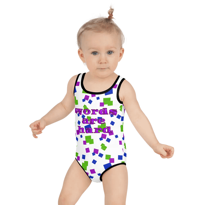 kids words are hard one-piece product image (2)