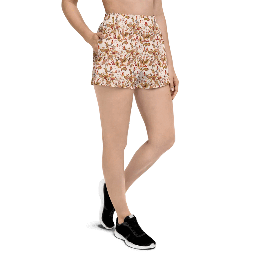 Vintage Velvet Vibes | Unisex Athletic Shorts product image (6)