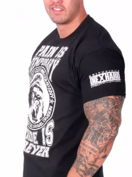 Pain is Temporary T-shirt I Knives Out I Bodybuilding I Crossfit I Fitness product image (2)