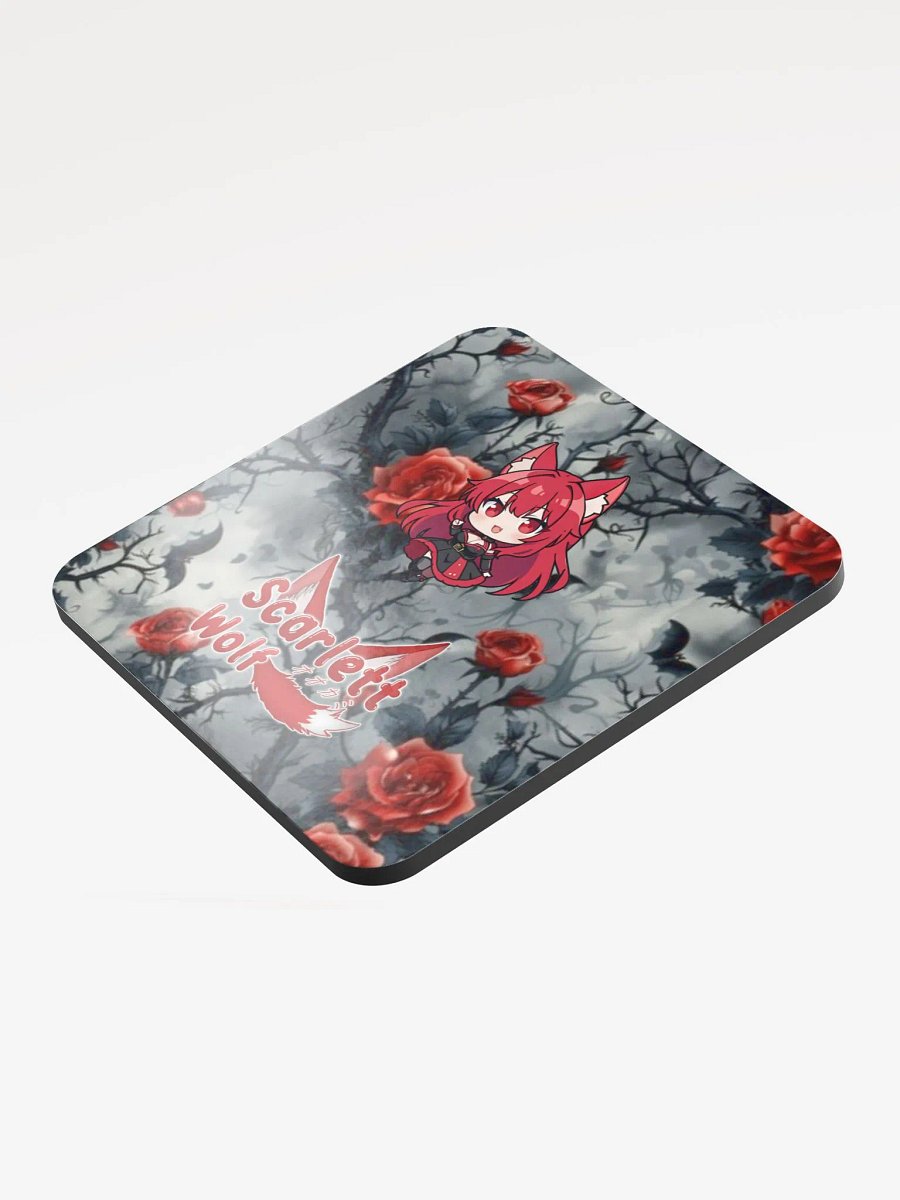 Chibi Scarlett Wolf coaster product image (1)