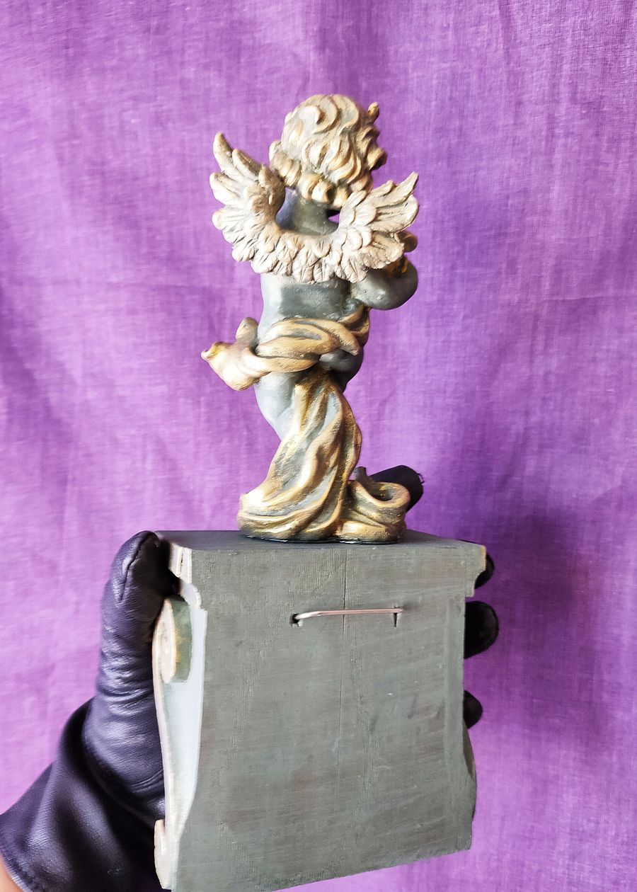 Único e exclusivo Anjo de parede com harpa, ser espiritual product image (9)