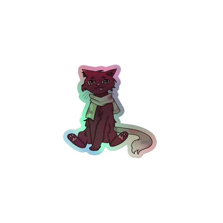 TjEevCat Holo Sticker product image (1)