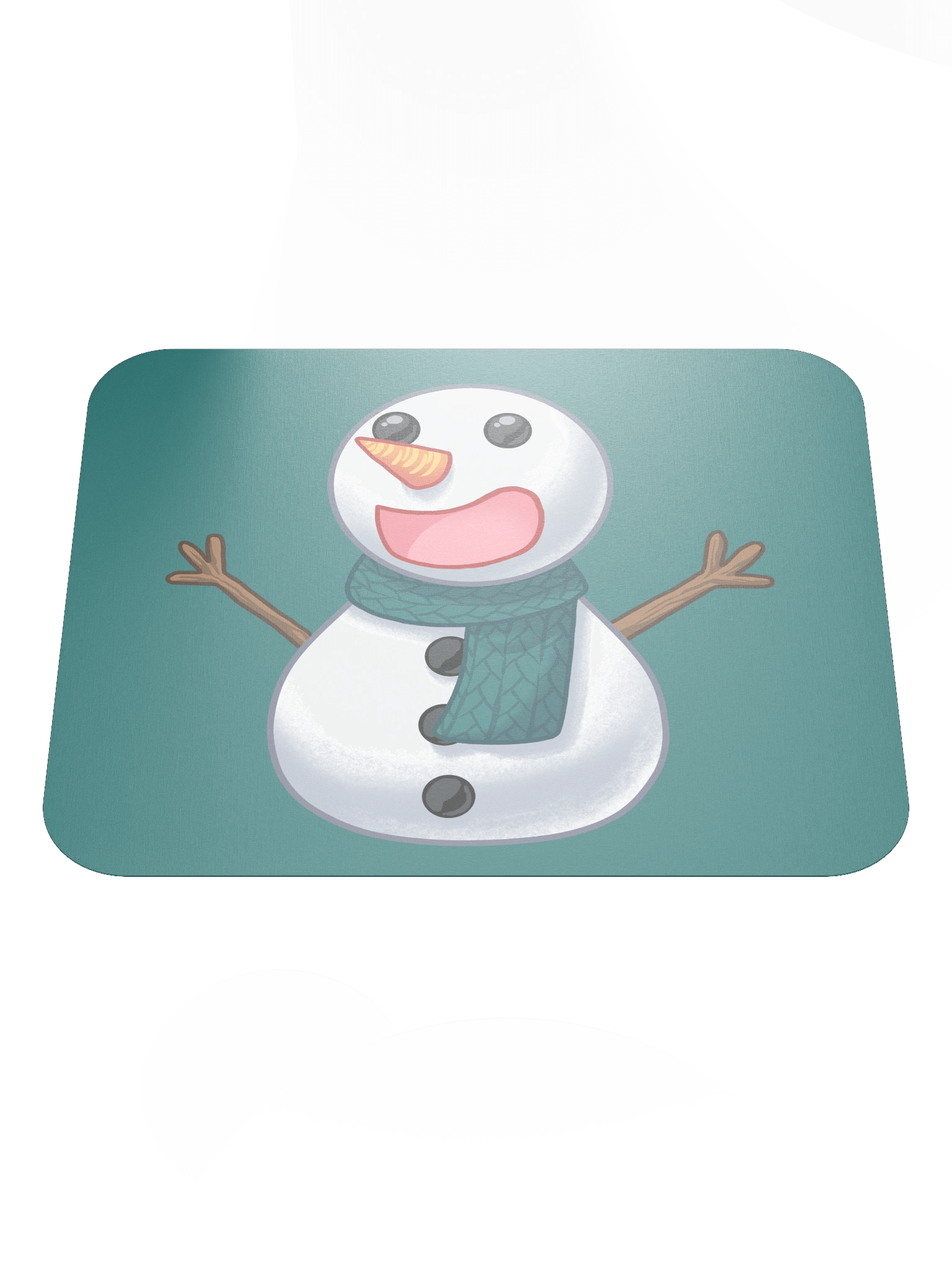 Happy Snowman Mouse Pad product image (1)