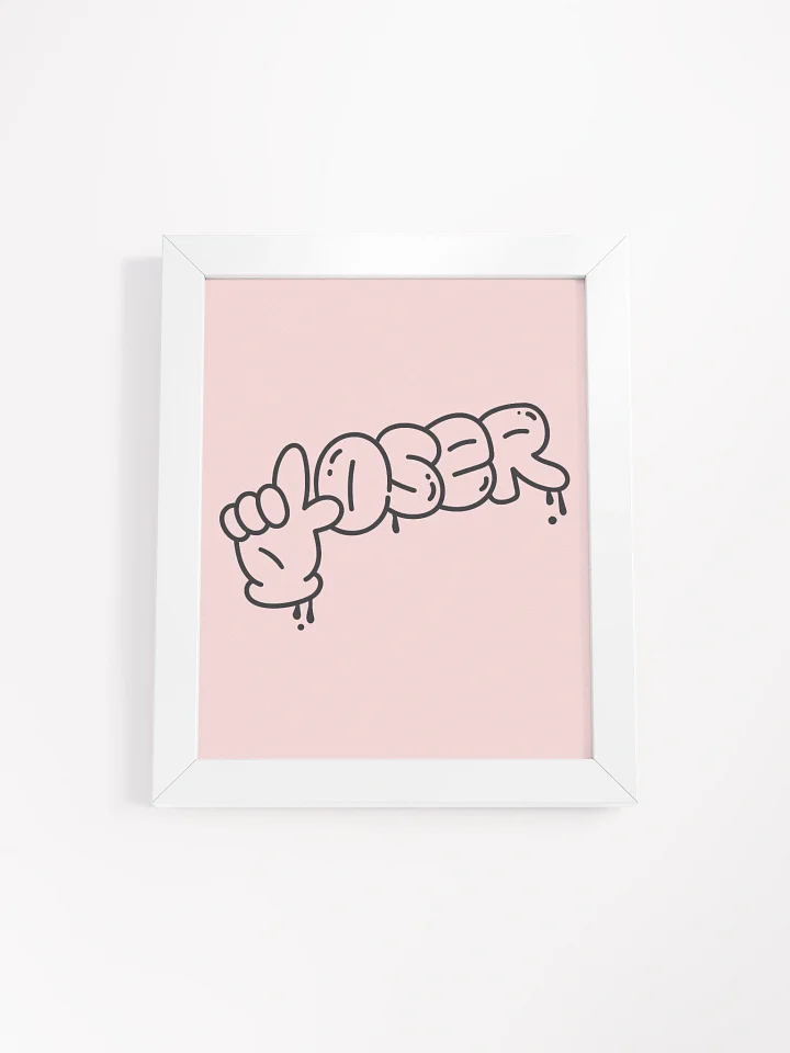 Graffiti Style Loser Framed Poster product image (1)