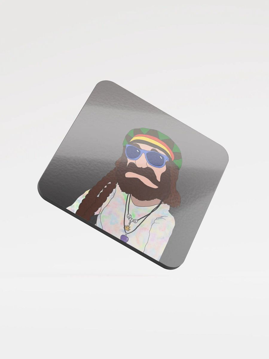 Da Funky Glossed Cork Coaster product image (1)