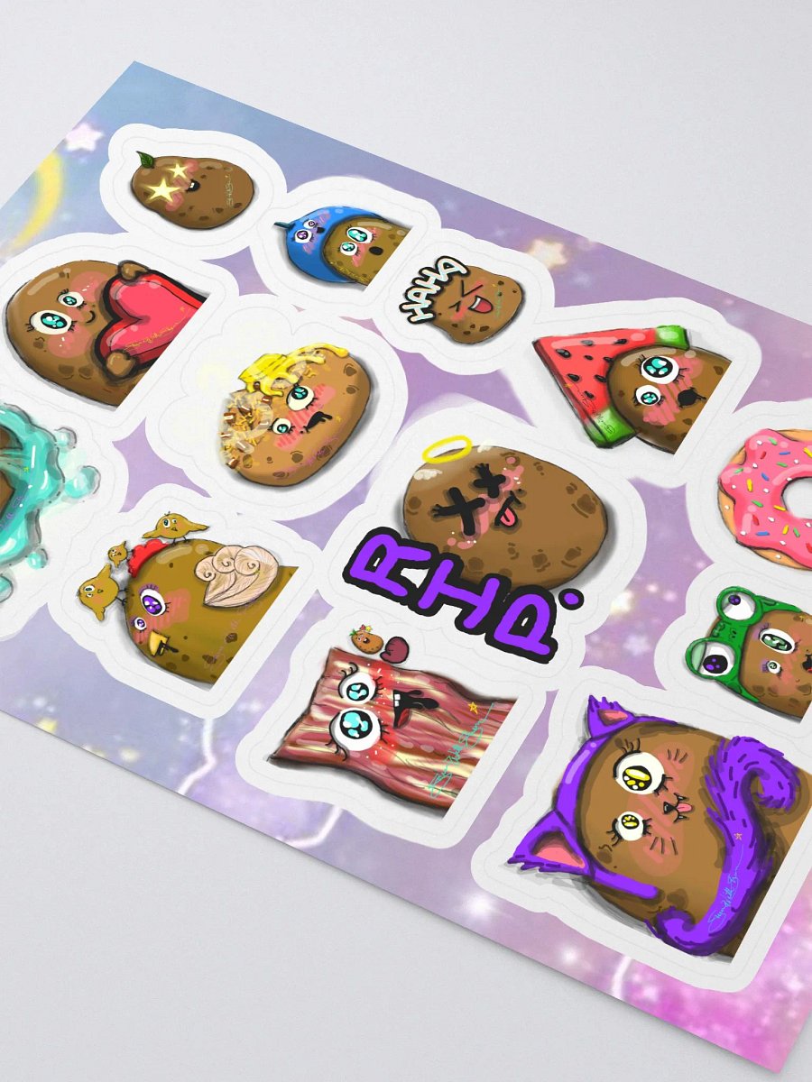 Sticky Spuddies Sticker Sheet product image (3)