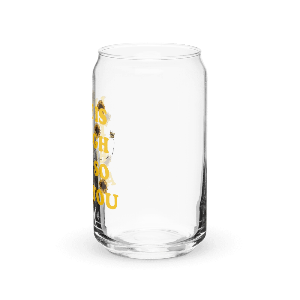 Life Is Tough Can-Shaped Glass product image (3)
