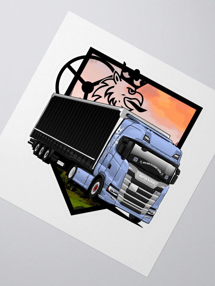 ICON S450 Rooster Road Warrior Kiss Cut Stickers product image (5)