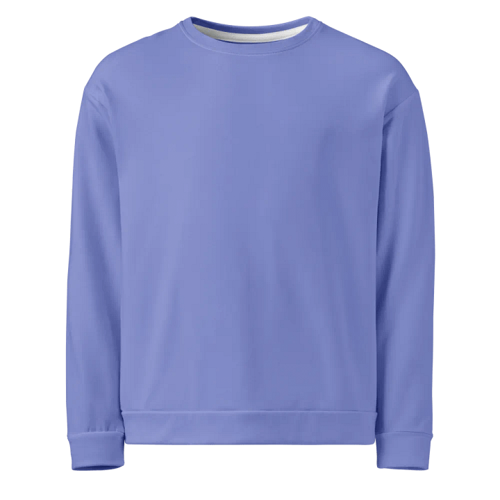 Plain Light Purple True Summer Unisex Recycled Polyester Heavyweight Premium Sweatshirt by Treasure Pie product image (1)