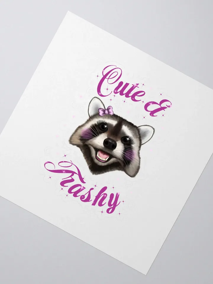 Cute & Trashy Sticker product image (6)