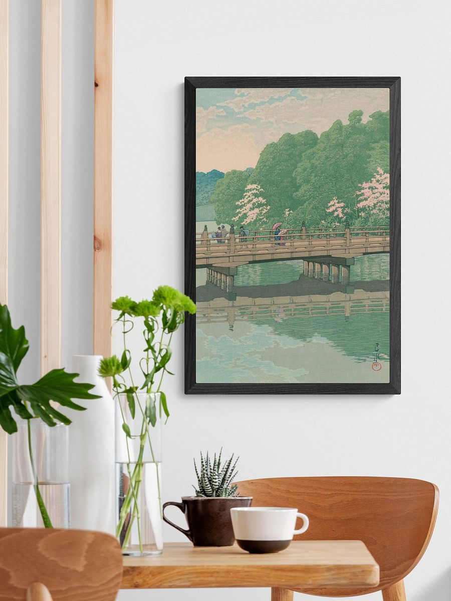 Late Autumn at Ichikawa - Kawase Hasui product image (2)