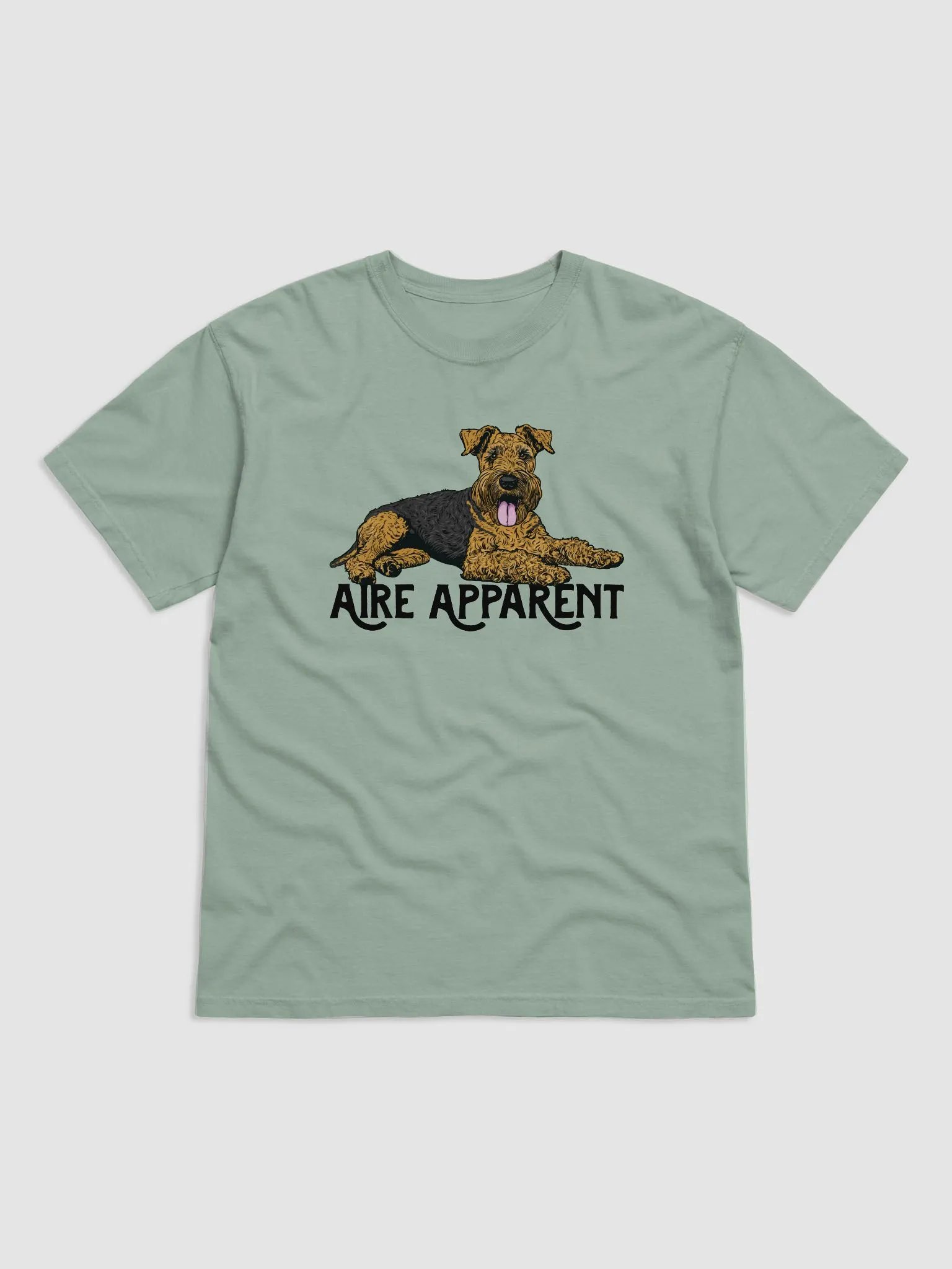 Aire Apparent T-Shirt of an Airedale Terrier | Funny T-Shirt for Airedale Terrier Paw-rents product image (4)
