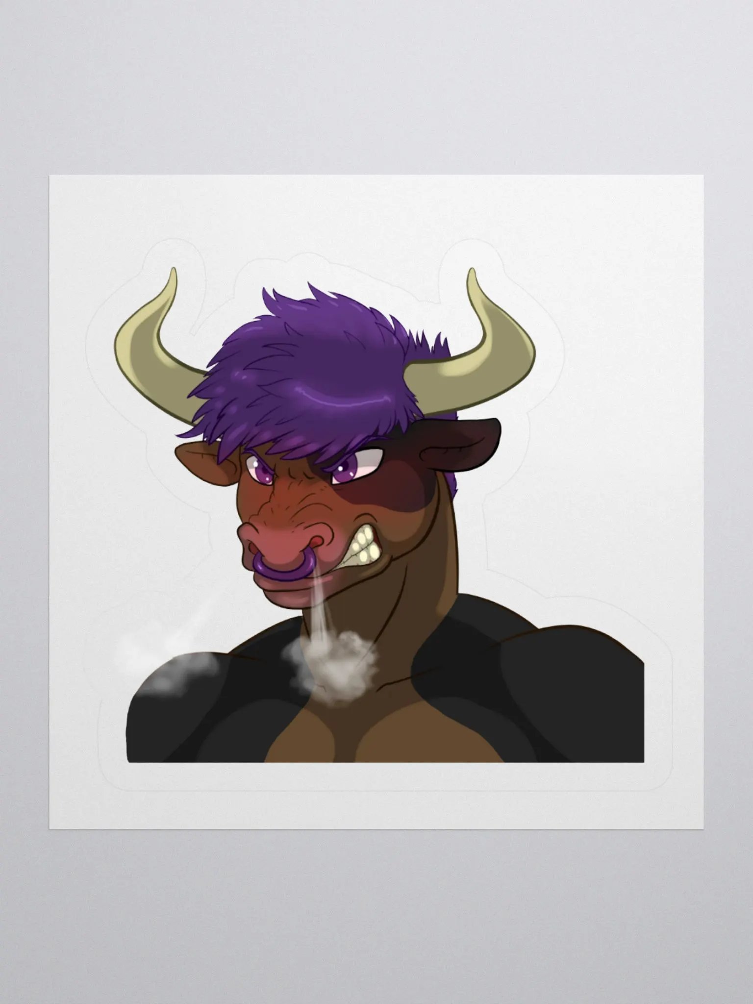 Yuuma Angry Emote Sticker product image (1)