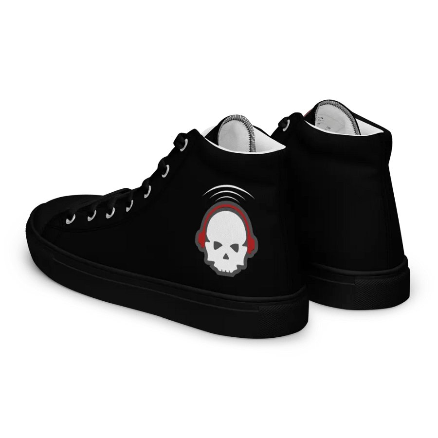 Skull Logo High Top Canvas Shoes product image (6)