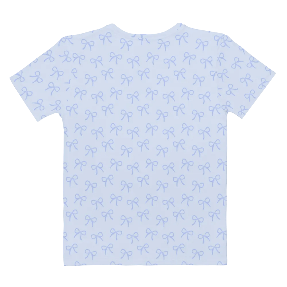 Dainty Light Blue Bows Women's T-Shirt product image (8)