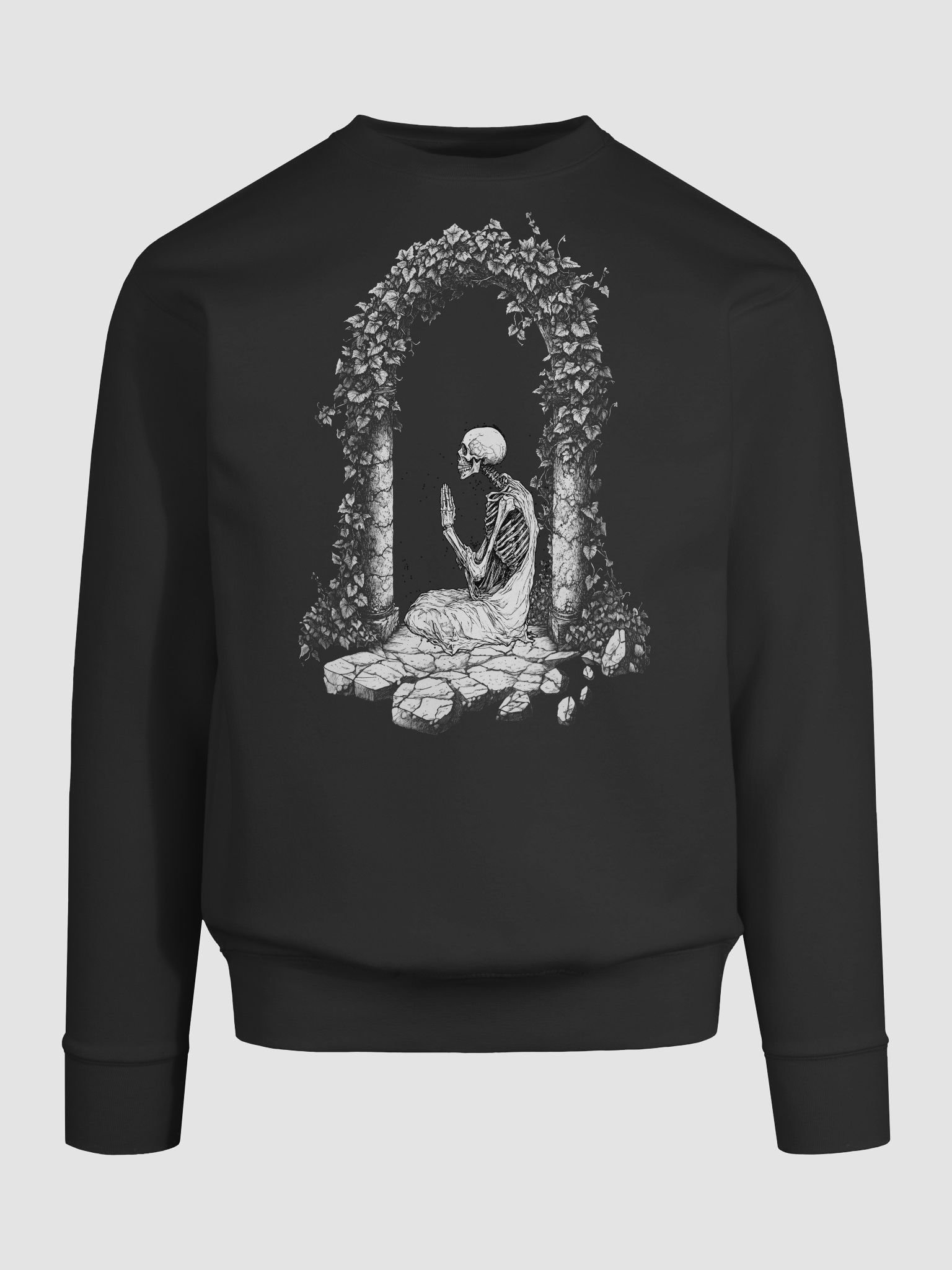 Meditation on Death Skeleton Buddhism sweatshirt product image (9)