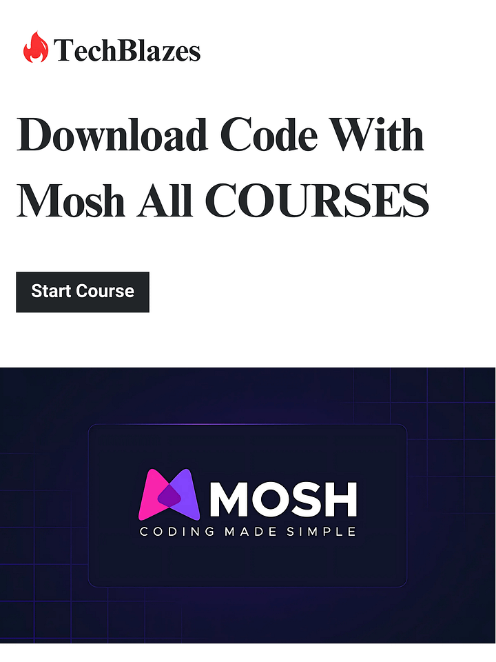 Master Coding with Code With Mosh – Unlimited Access to All Courses! product image (1)