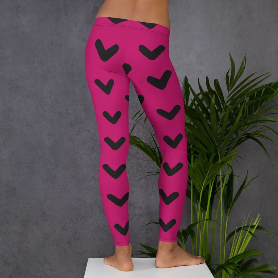 Vibrant V-Shape All-Over Print Leggings product image (6)