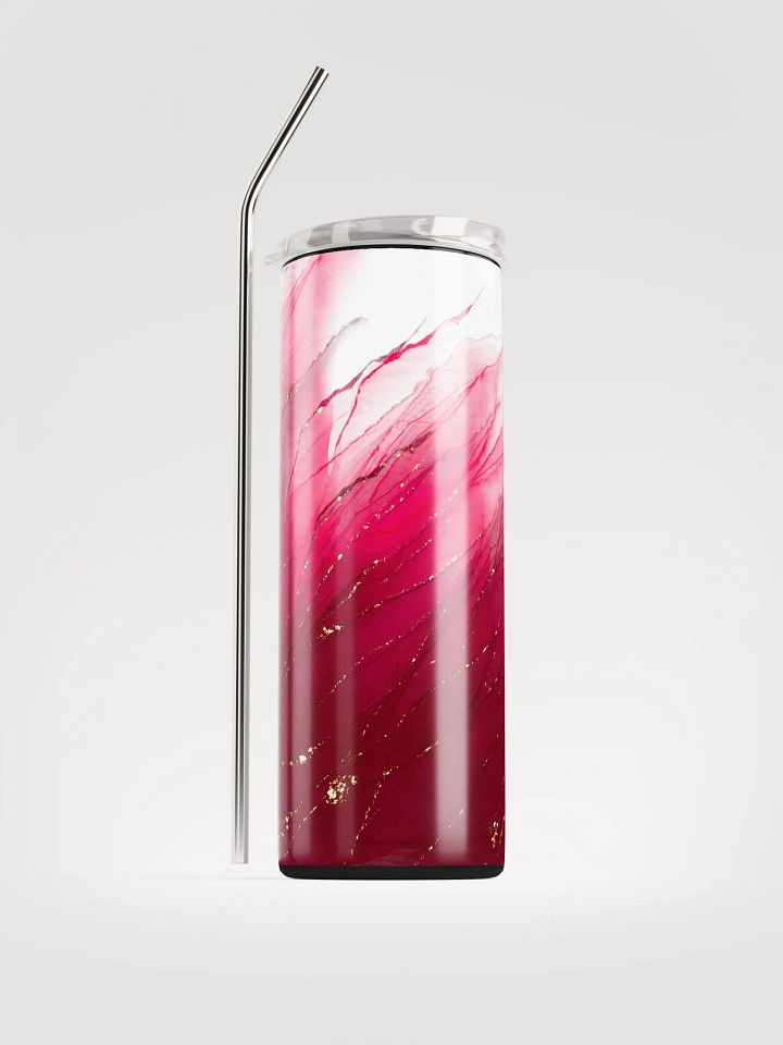 Crimson Elegance: Gilded Whispers Tumbler product image (1)