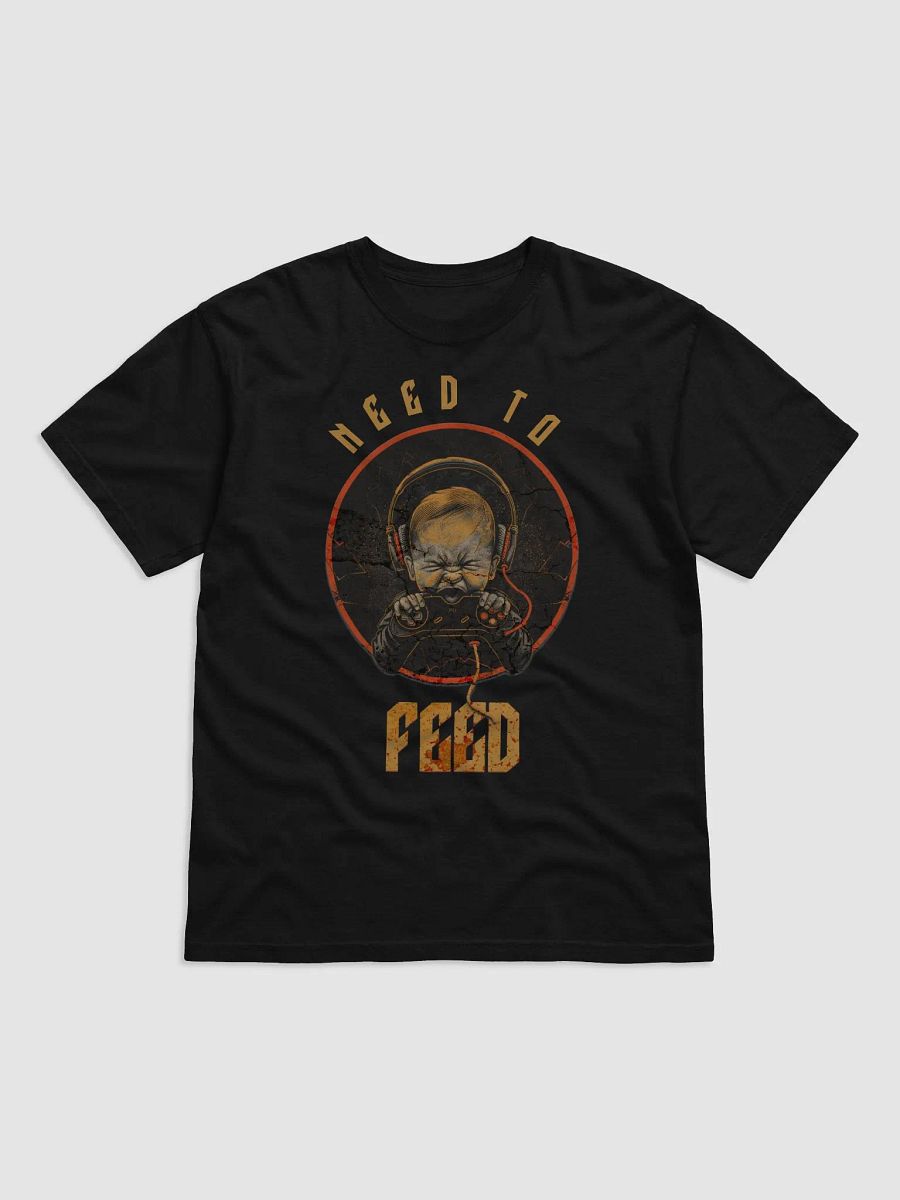 Games Feed Me Best Heavyweight Black Tee product image (2)