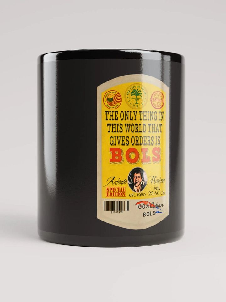 Antonio Montana's BOLS Gin Black Glossy Mug product image (1)