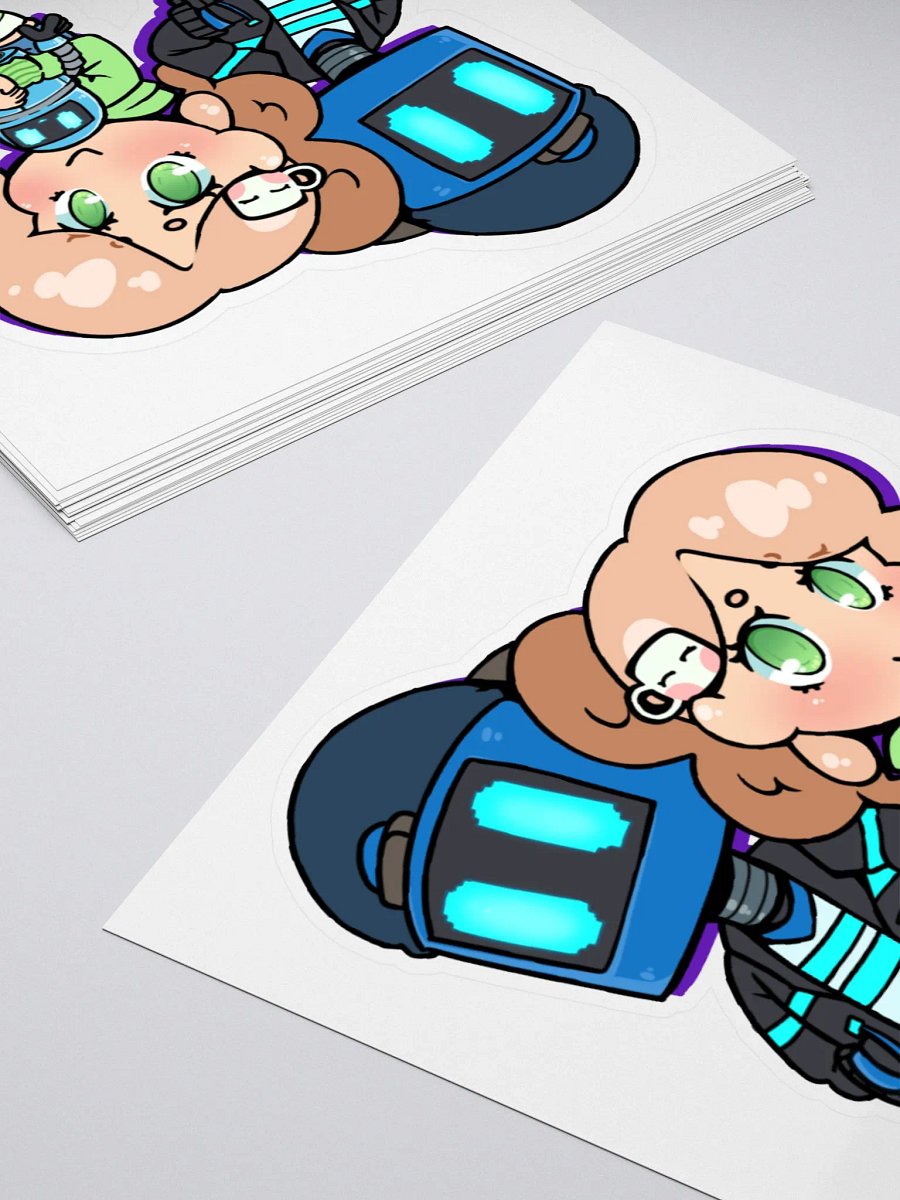 Don Meg & Otto Snuggle Chibi Sticker product image (4)