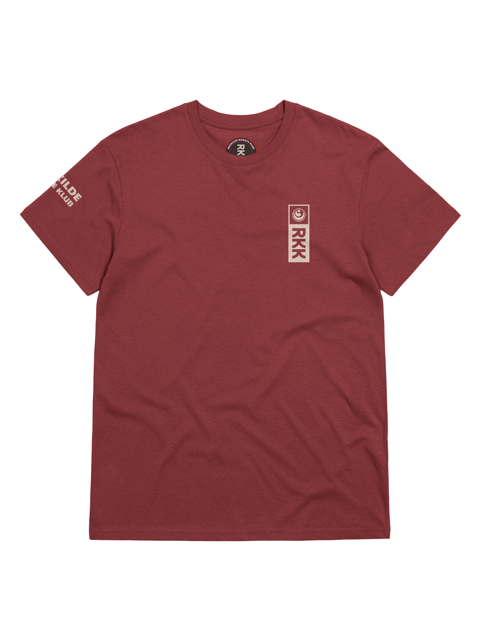 Red Organic Cotton T-Shirt, Unisex, RKK Logo product image (1)