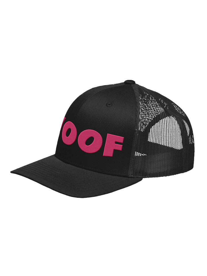 Embroidered WOOF Hat - Pink Thread Collection product image (2)