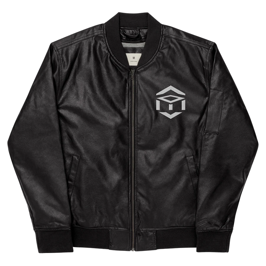 TET Leather Bomber Jacket product image (8)