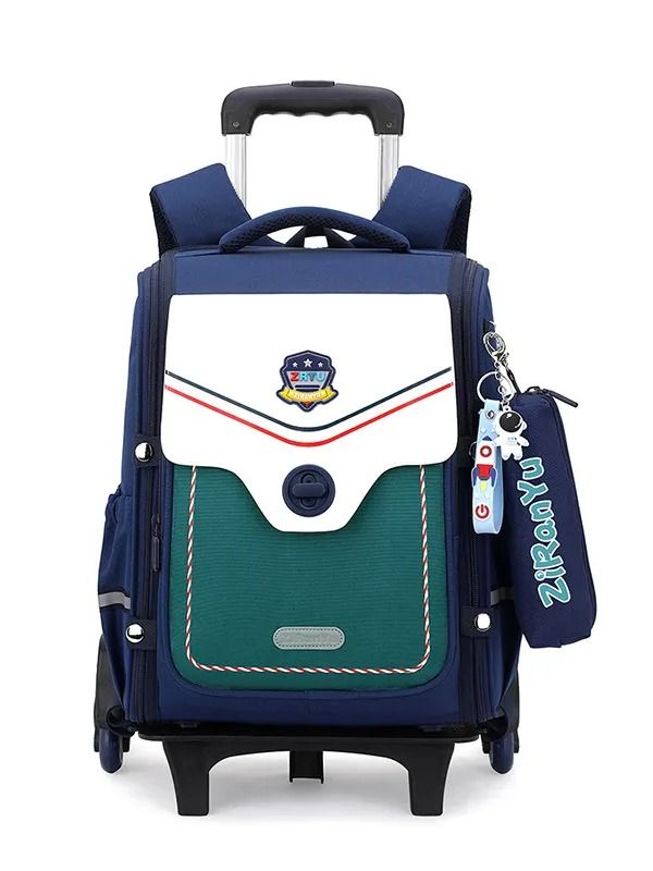 Primary School Student Trolley Schoolbag Detachable Backpack product image (4)