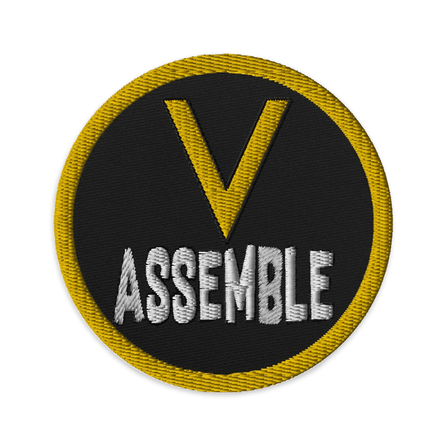 Vibrant V Assemble Embroidered Patch product image (1)