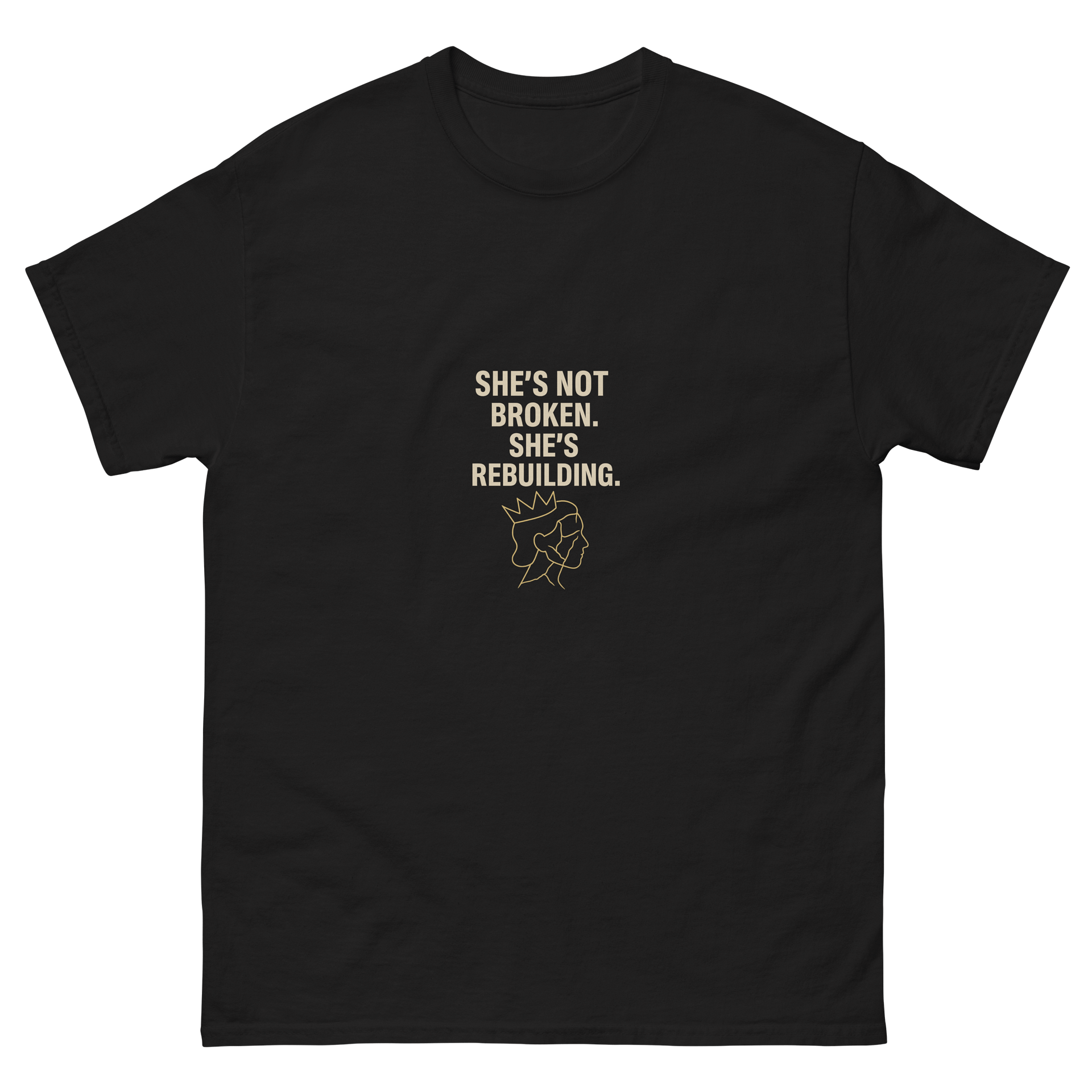 She's Not Broken .She's Rebuilding . Empowerment Tee product image (2)