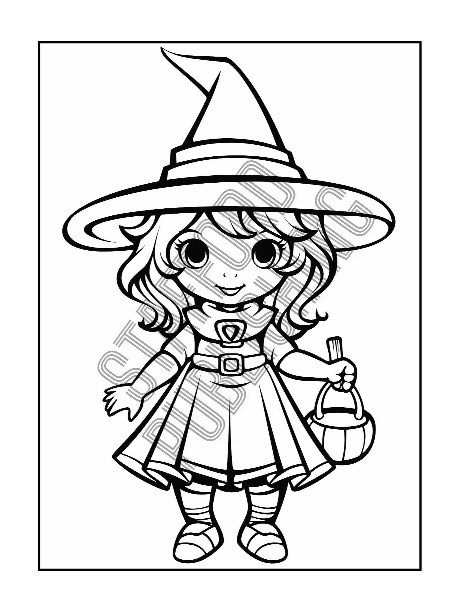 Halloween Coloring Book Printable Version product image (3)
