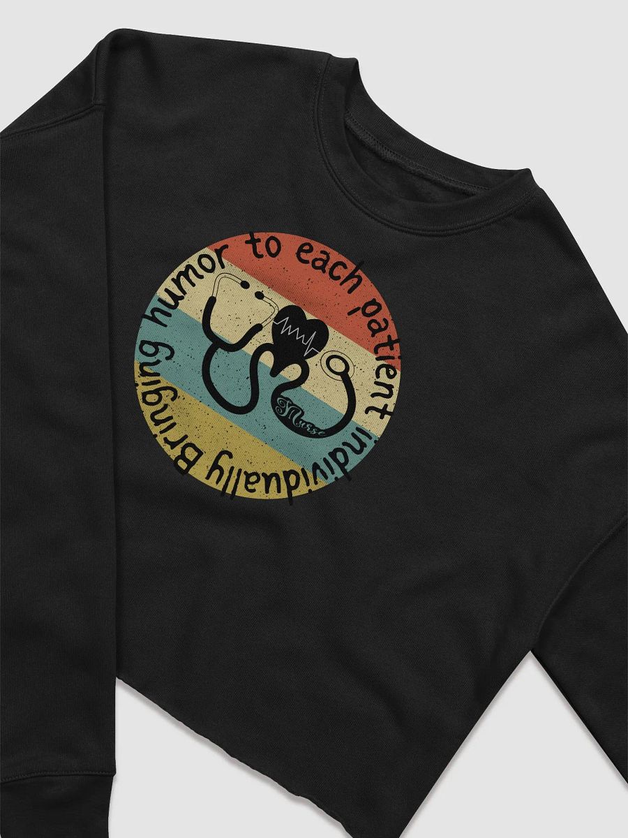 Bringing humor to each patient individually Crop Sweatshirt product image (14)