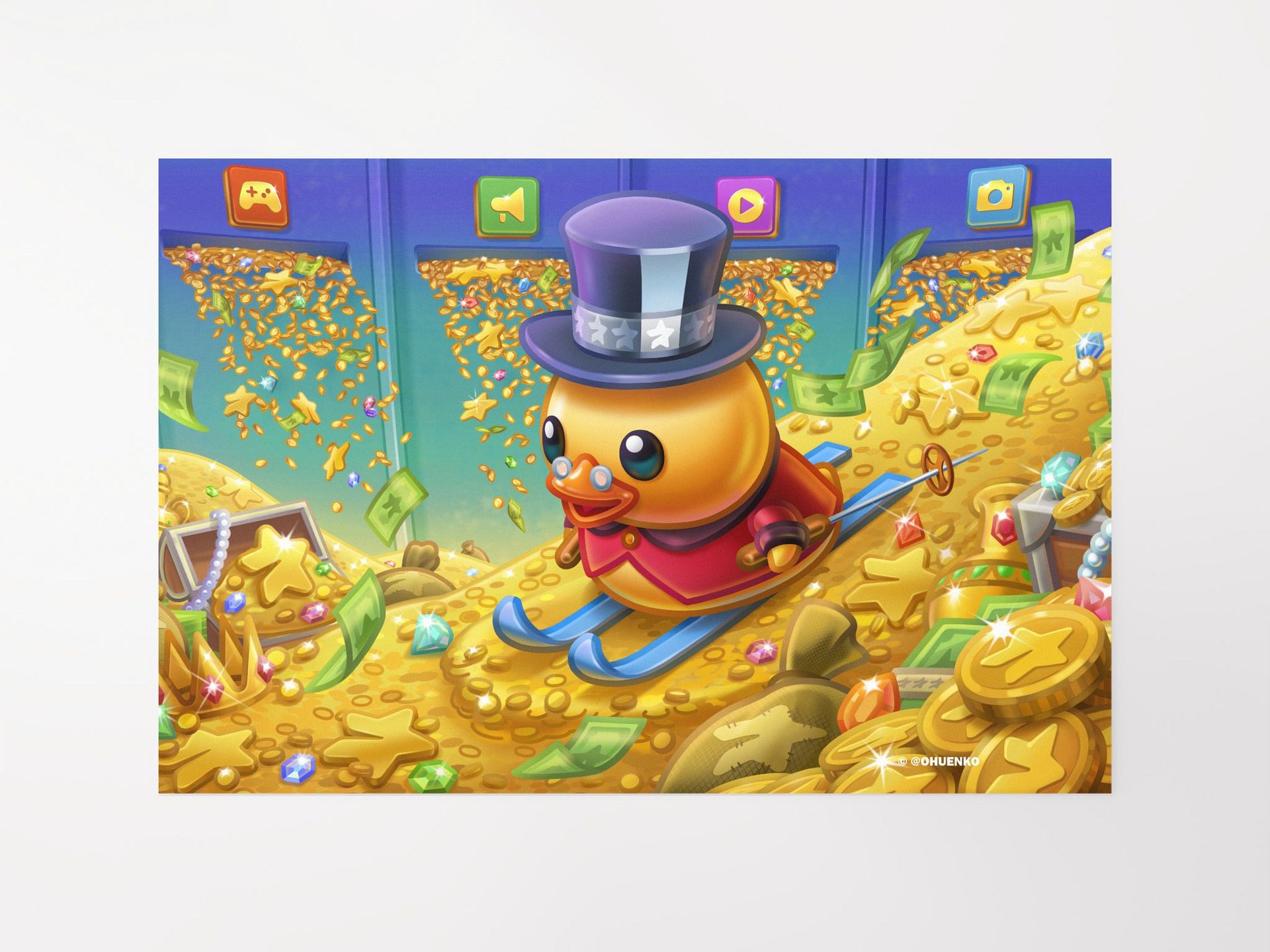 Poster impreso Telegram Stars product image (4)