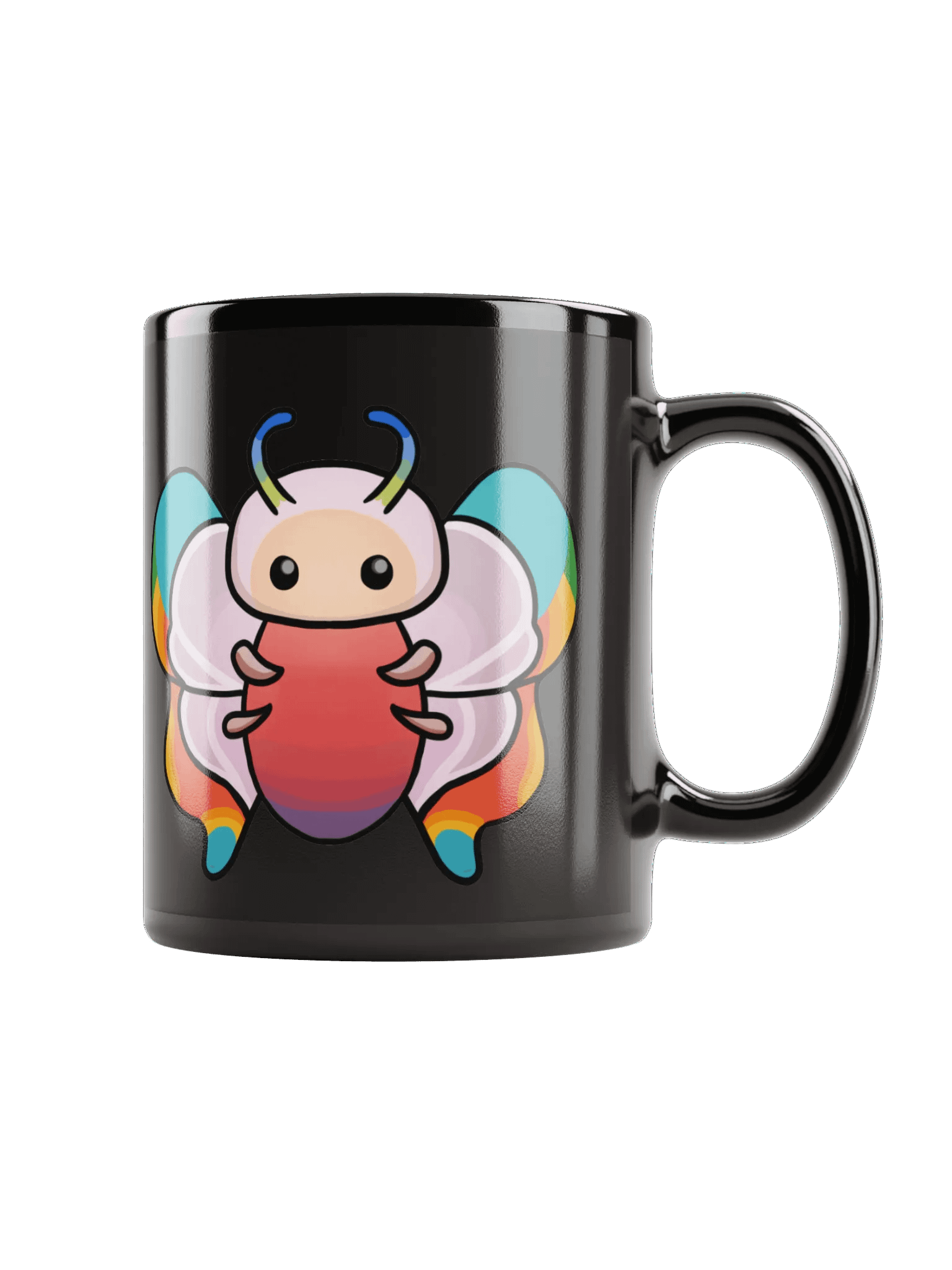 Palia Rainbow Butterfly - Black Glossy Mug product image (5)