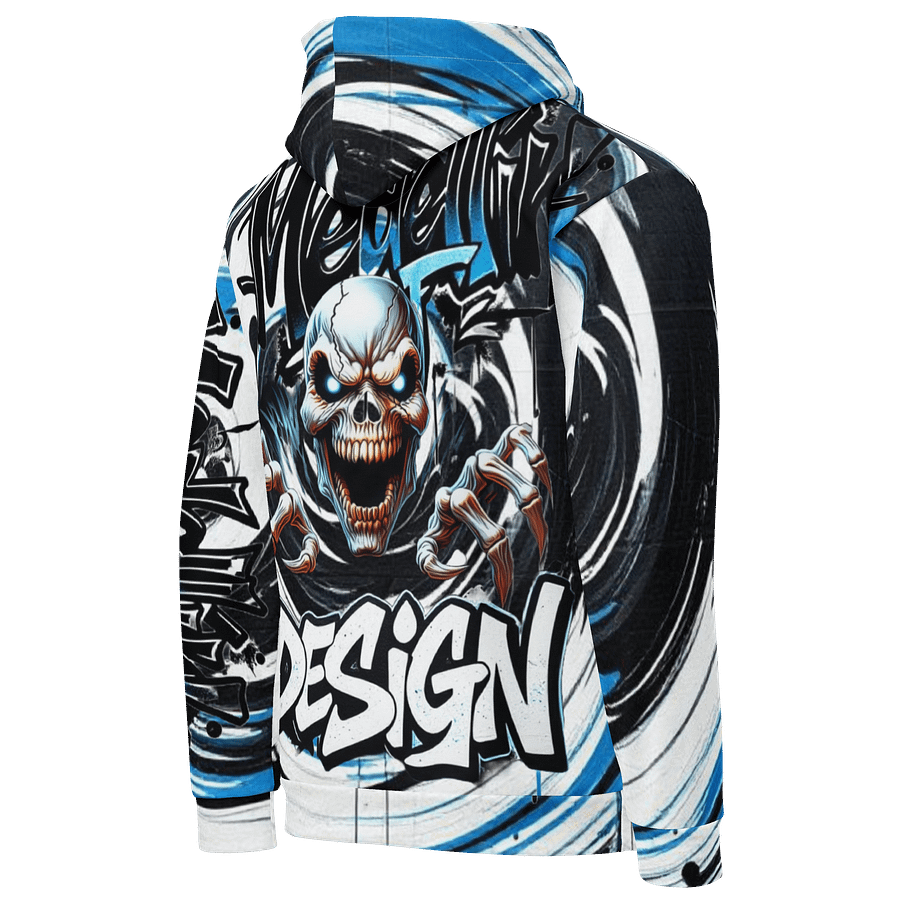 Urban Graffiti Swirl Recycled Hoodie product image (5)