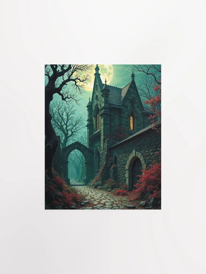 Moonlit Gothic Manor Poster product image (2)