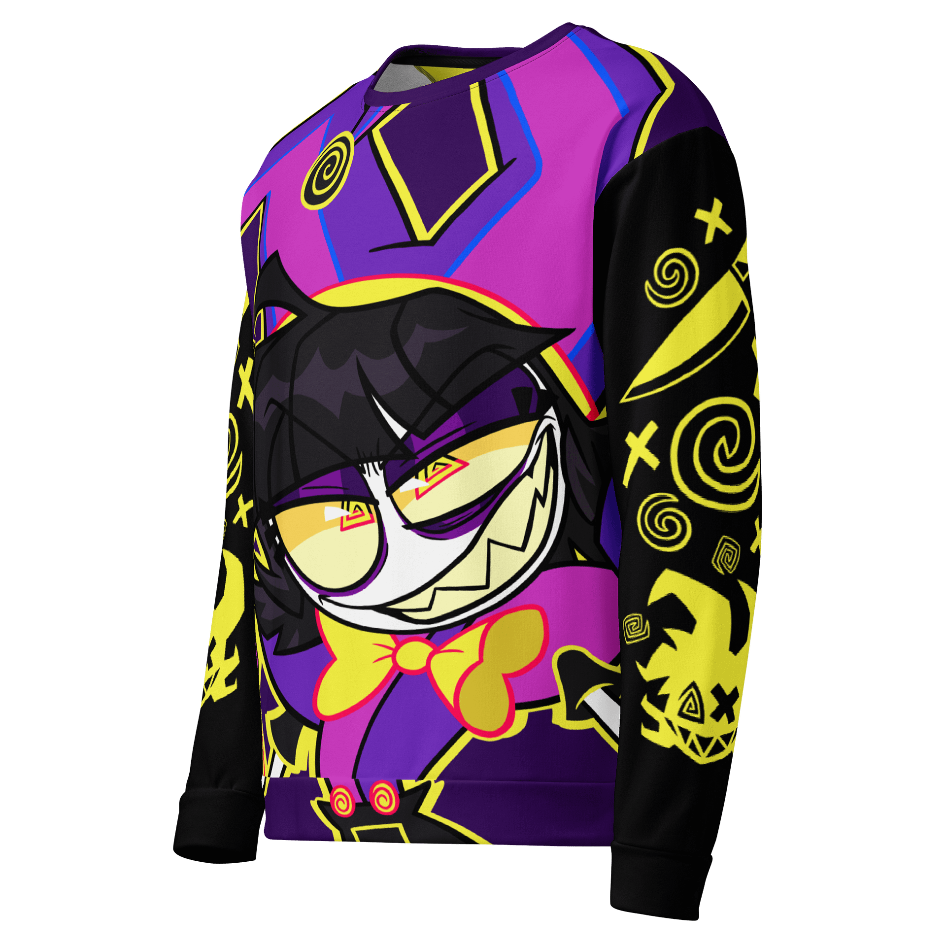 A Little Bit Bad - POX All Over Longsleeve! (Purple/Black) product image (3)