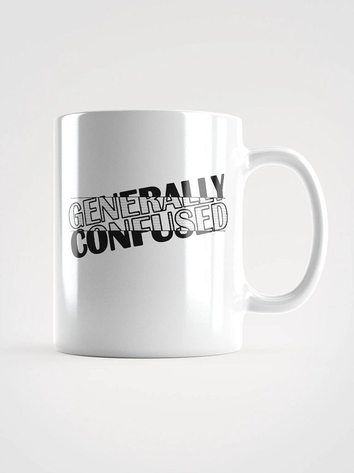 Generally Confused White Glossy Mug product image (1)