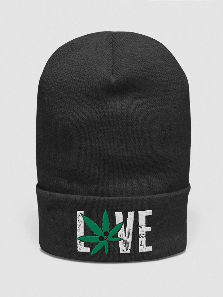 Canna Love Embroidered Beanie product image (4)