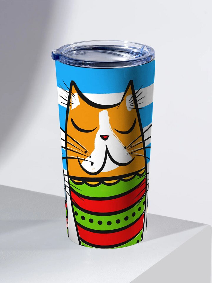 Zen Cats 20oz Stainless Steel Tumbler product image (2)