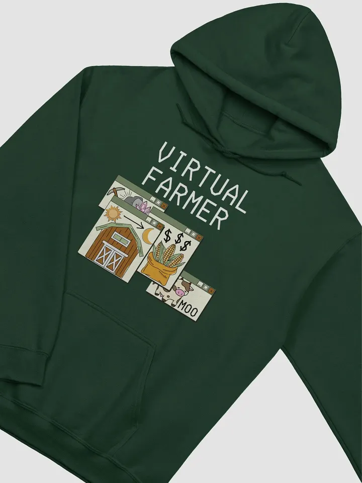 Virtual Farmer Hoodie - White Text product image (1)