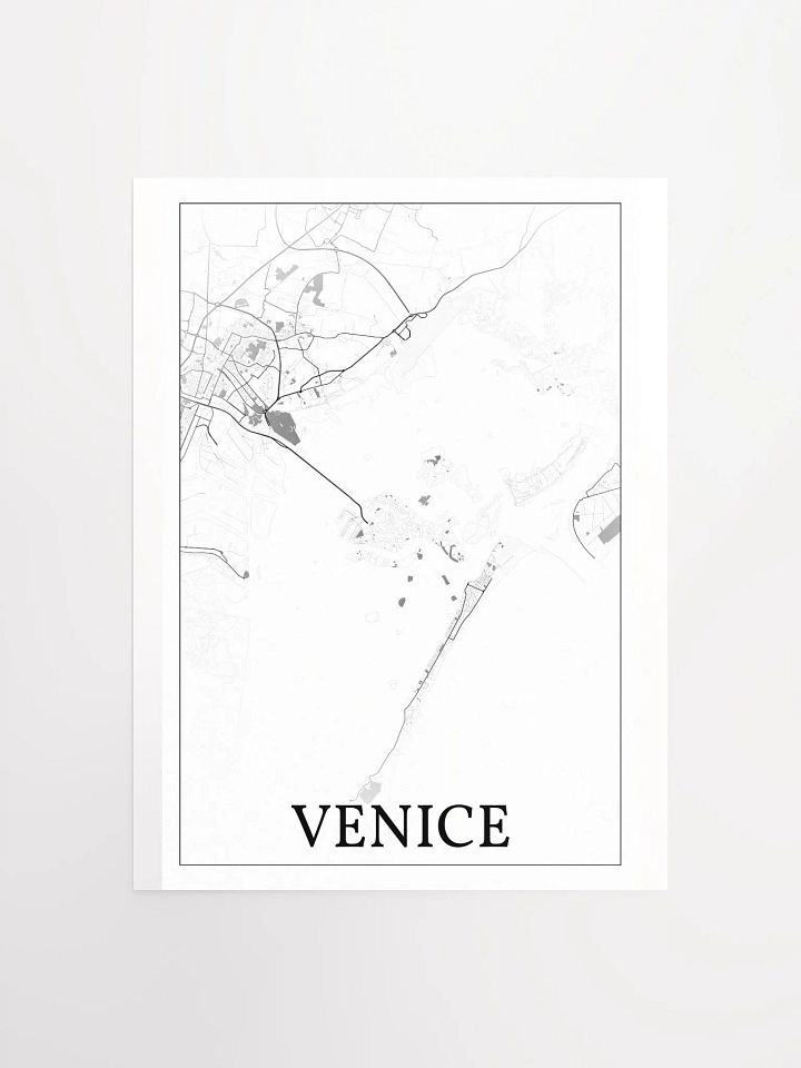 Venice, Italy, city map print product image (1)