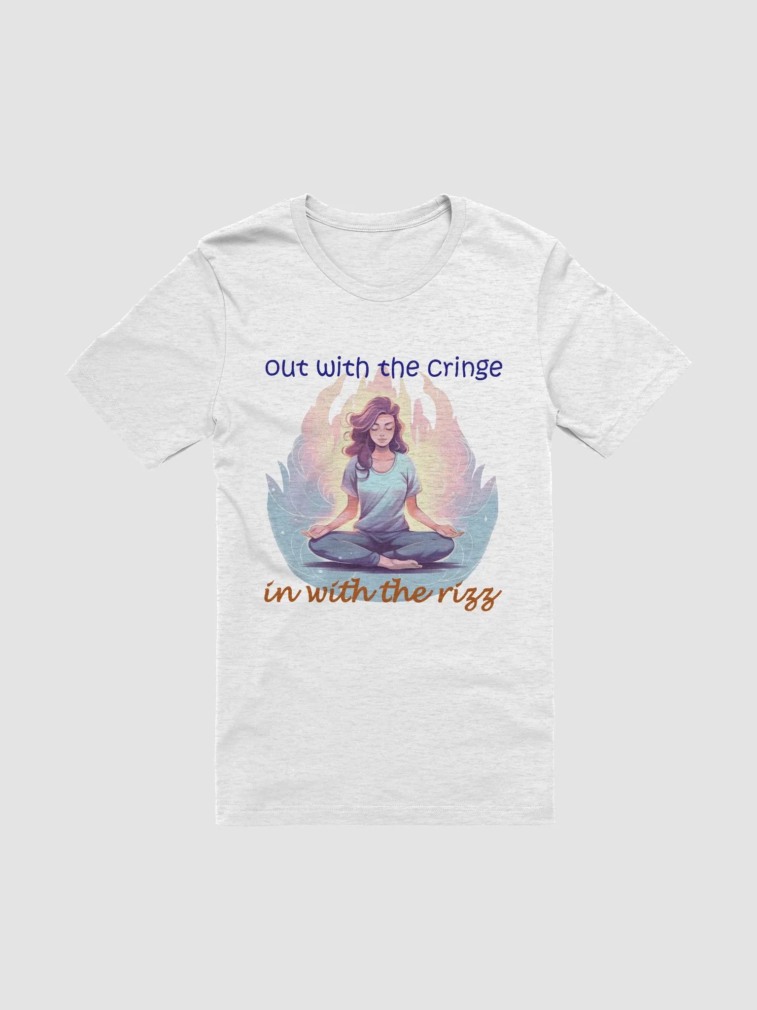 Out with the cringe. In with the rizz. T-Shirt product image (1)