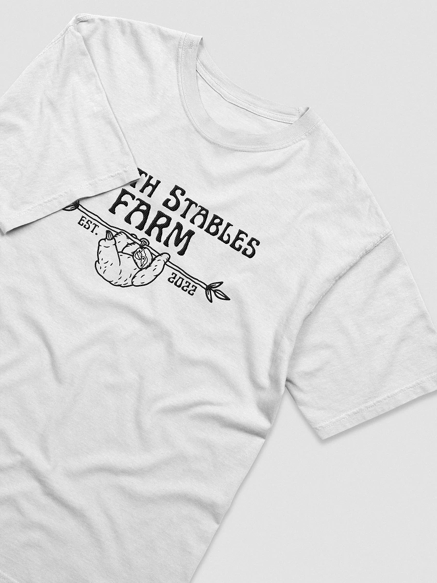 Sloth Stables Farm Tee - Embroidery Black product image (1)
